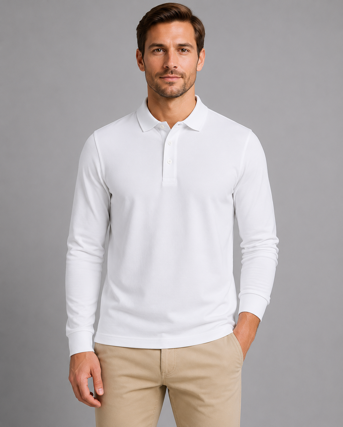 Polo Shirt in White