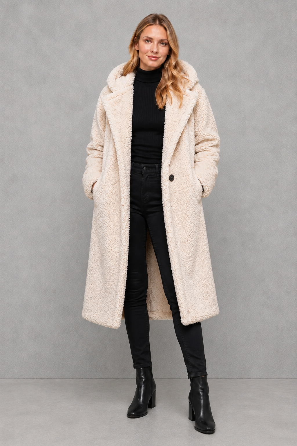 Coat in White