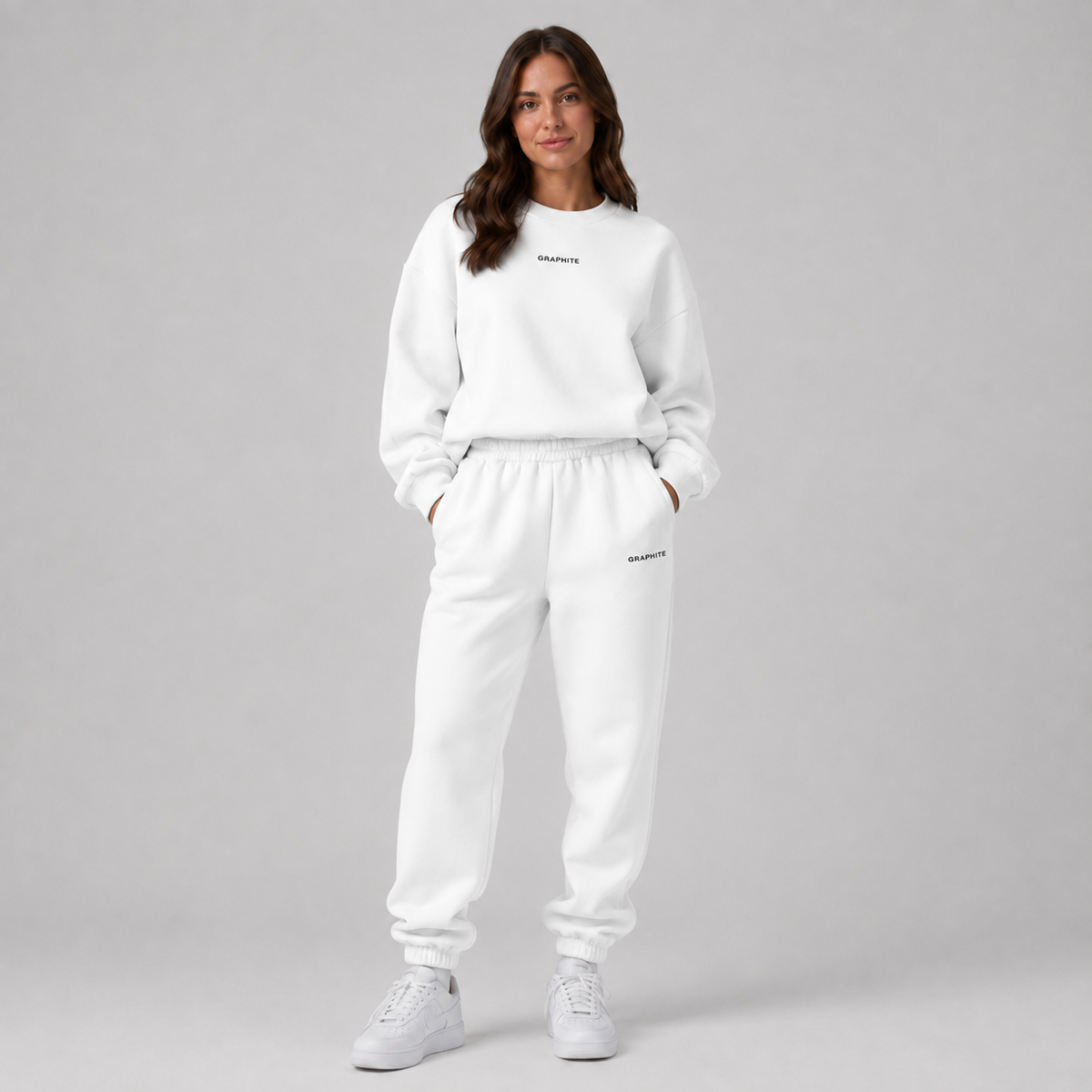 Sweatshirt in White