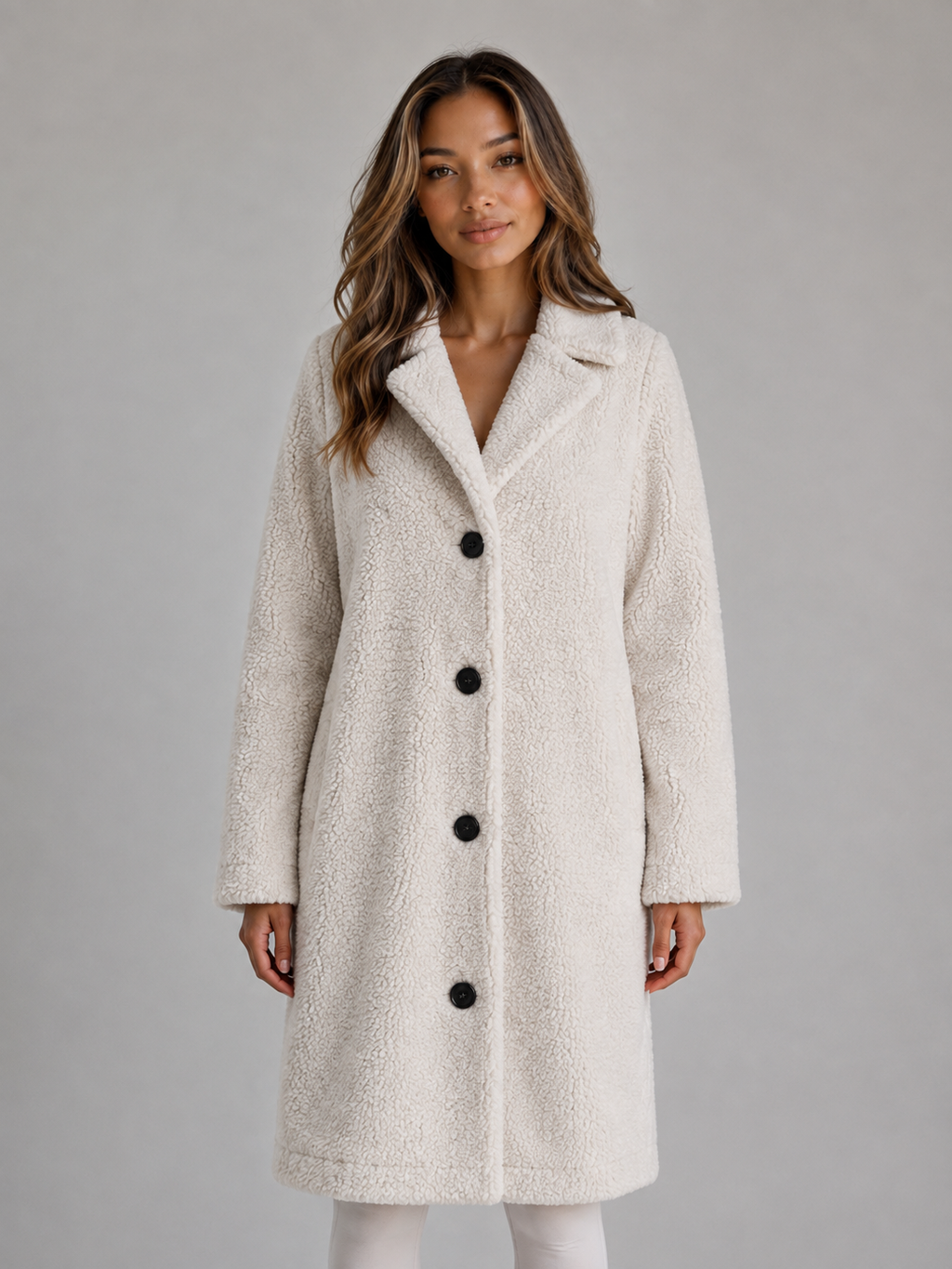 Coat in White