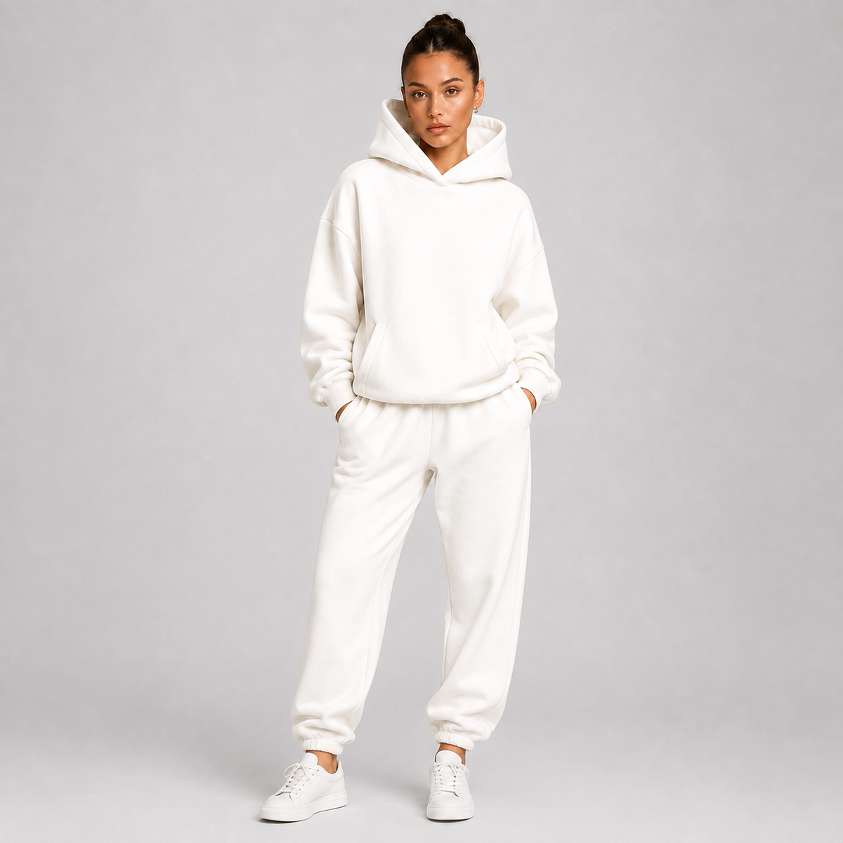 Hoodie in White