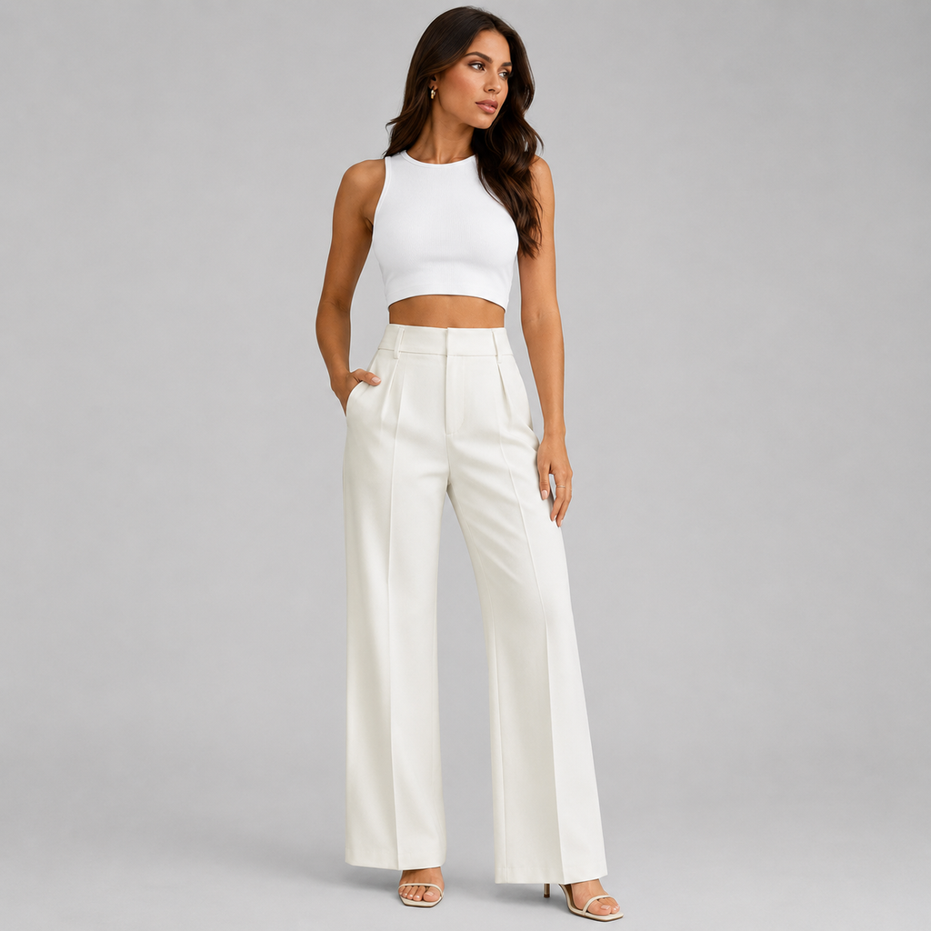 Pants in White