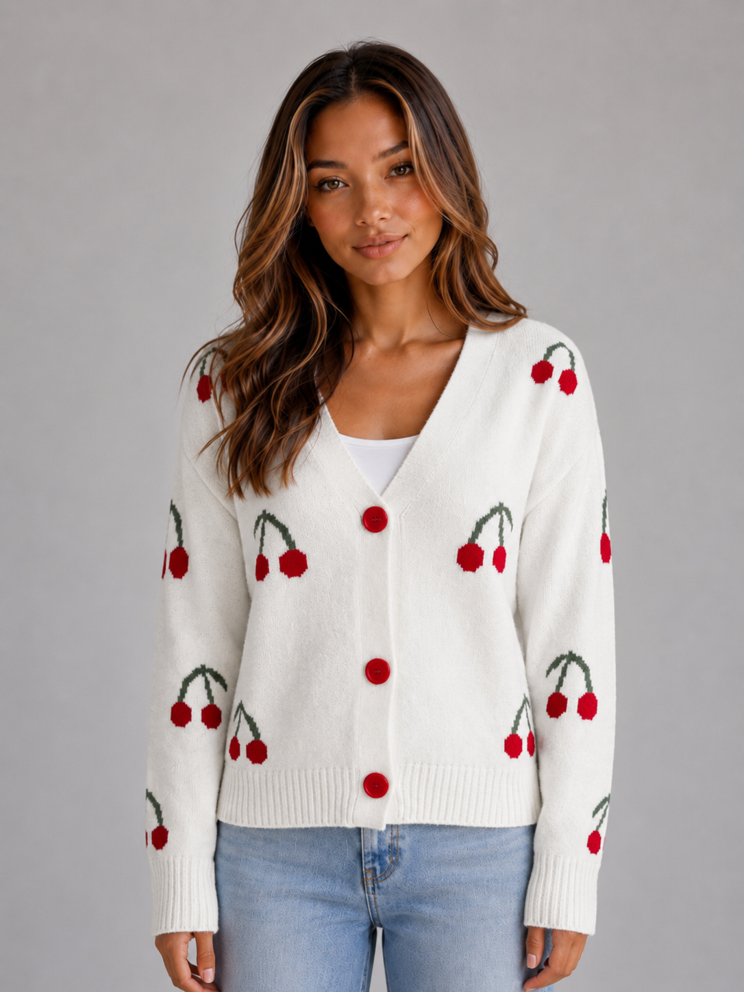 Cardigan in White