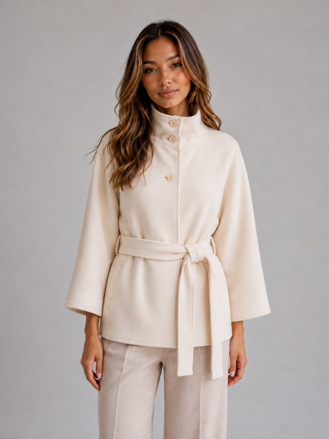 Cape Jacket in White