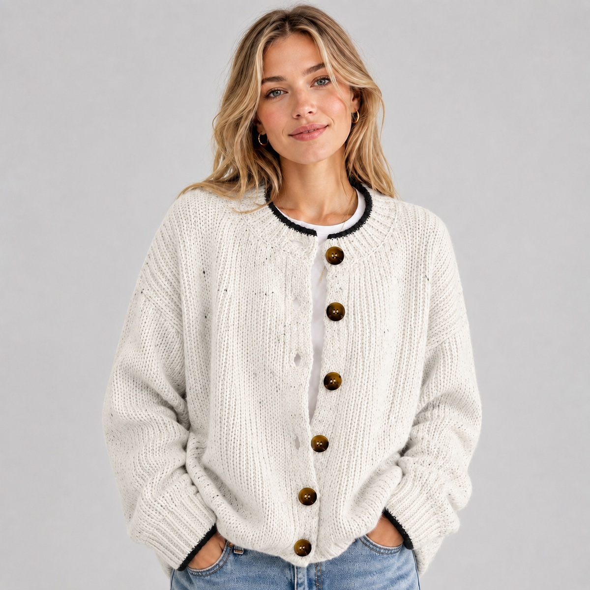 Cardigan in White