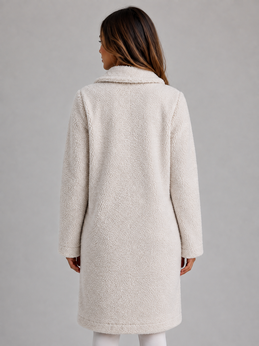 Coat in White