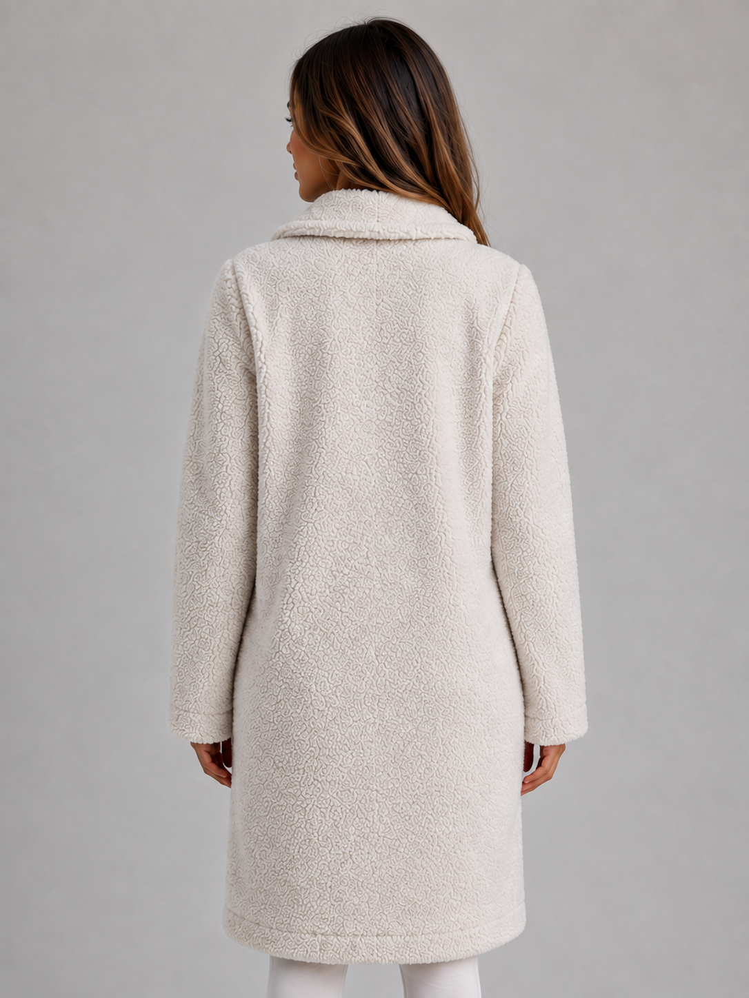Coat in White