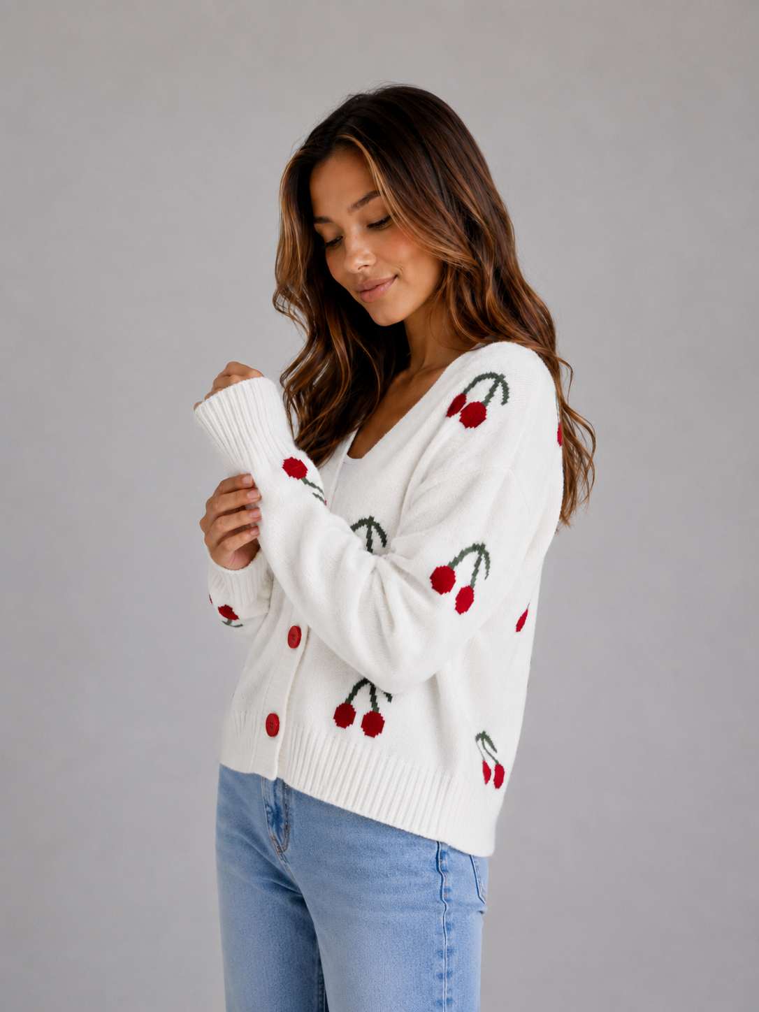 Cardigan in White