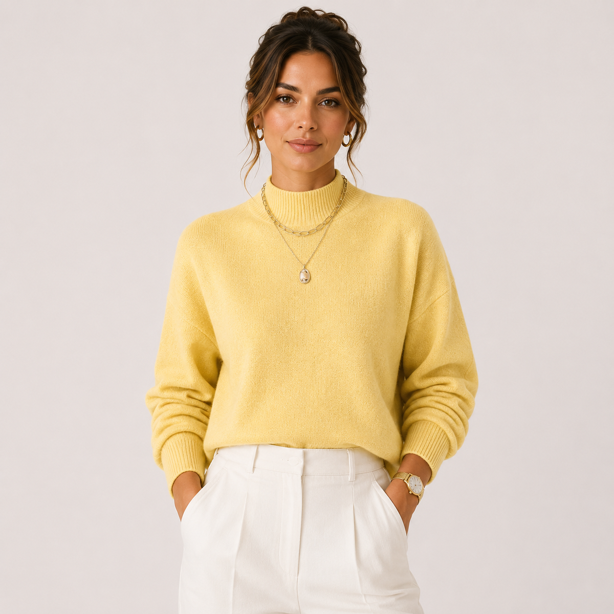 Turtleneck in Yellow
