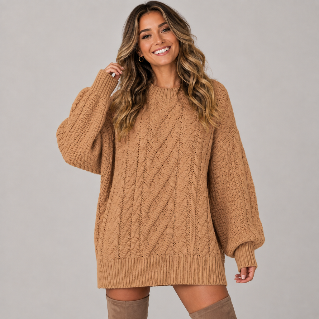 Dress in Yellow-Brown