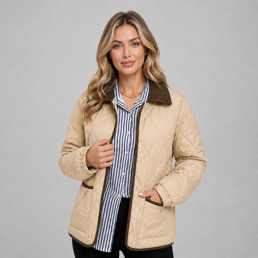 Jacket in Yellow Brown